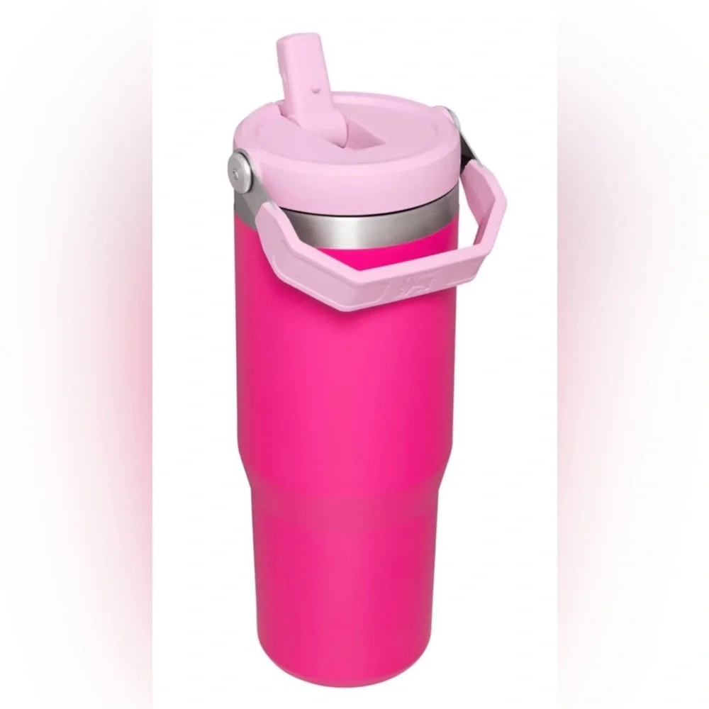 🎉LAST CHANCE🎉Stanley Iceflow Flip Straw 30oz Tumbler Camelia - Picture 4 of 11